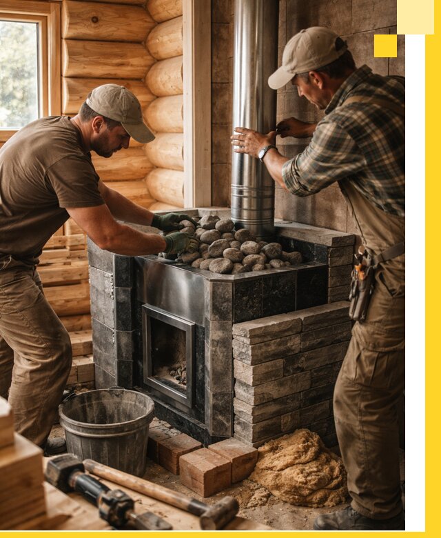 Строительство и отделка русских бань под ключ в Наро-Фоминске