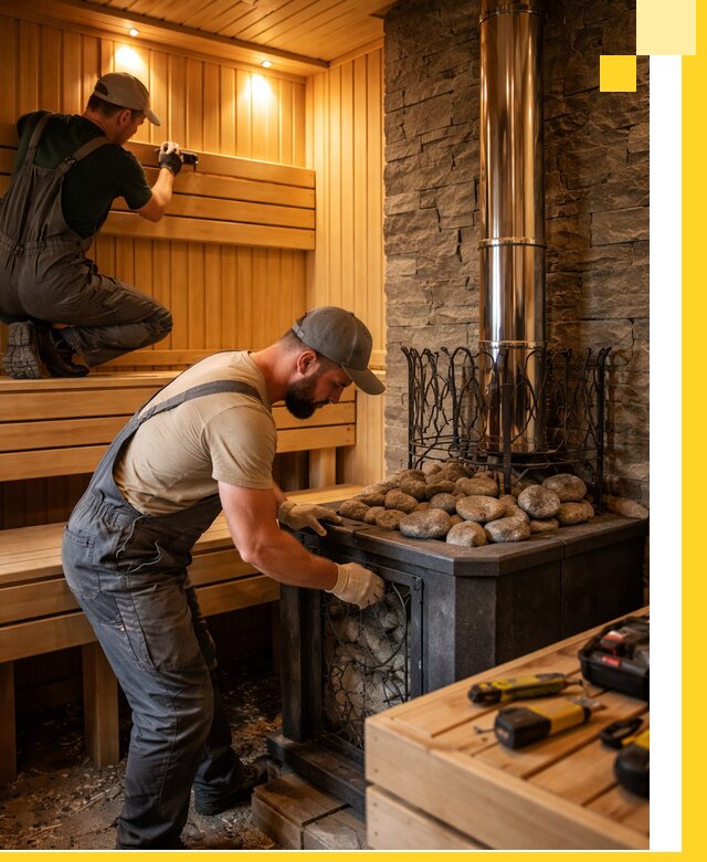 Комплексный дизайн бань, саун и зон отдыха в Наро-Фоминске