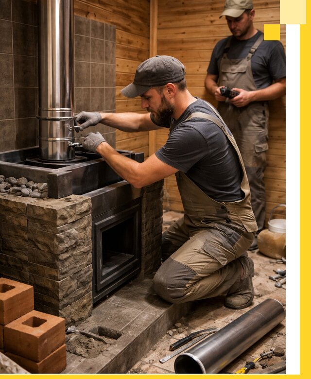 Изготовление и установка банных печей под ключ в Наро-Фоминске