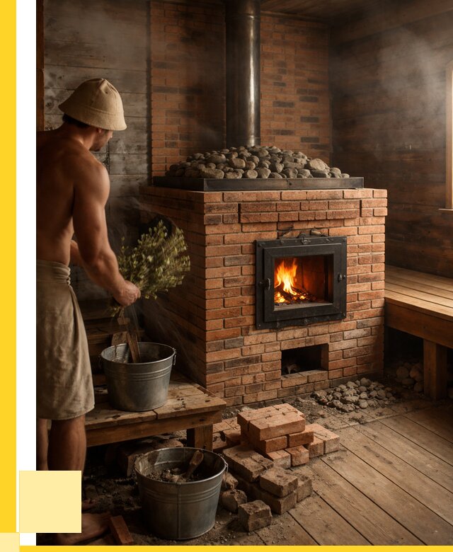 Кирпичные банные печи в Наро-Фоминске от 92205 р. | ЭриданНр-