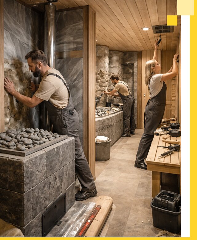 Строительство бань и SPA процедур в Наро-Фоминске под ключ и отделкой