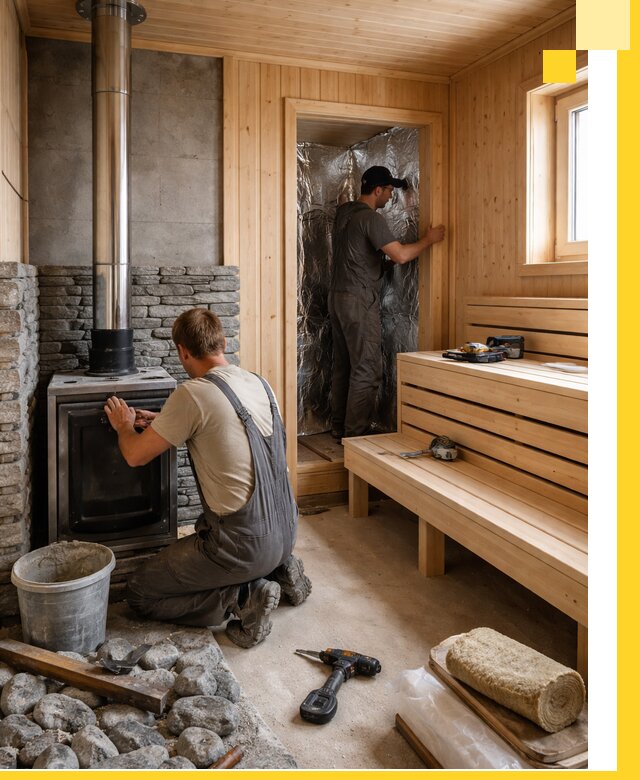 Строительство и изготовление бань под ключ в Наро-Фоминске