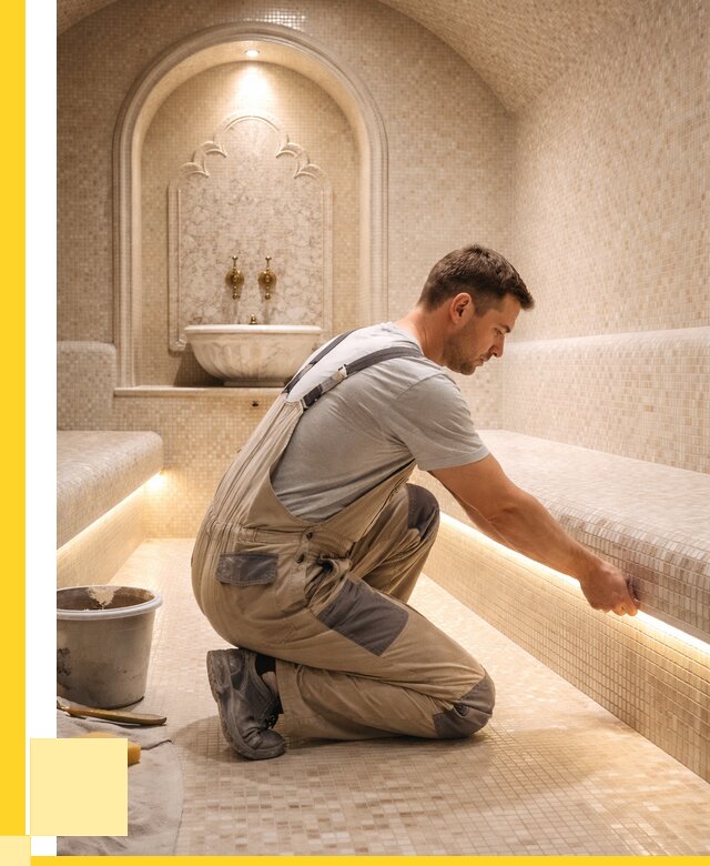 Отделка хамамов под ключ в Наро-Фоминске от 5635 р. | ЭриданНр-