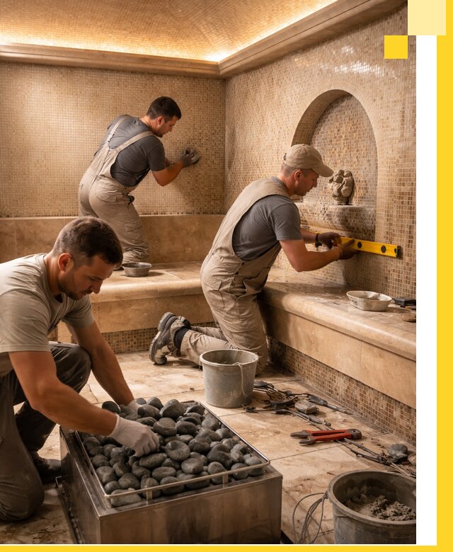 Проектирование и строительство хамама и сауны в Наро-Фоминске