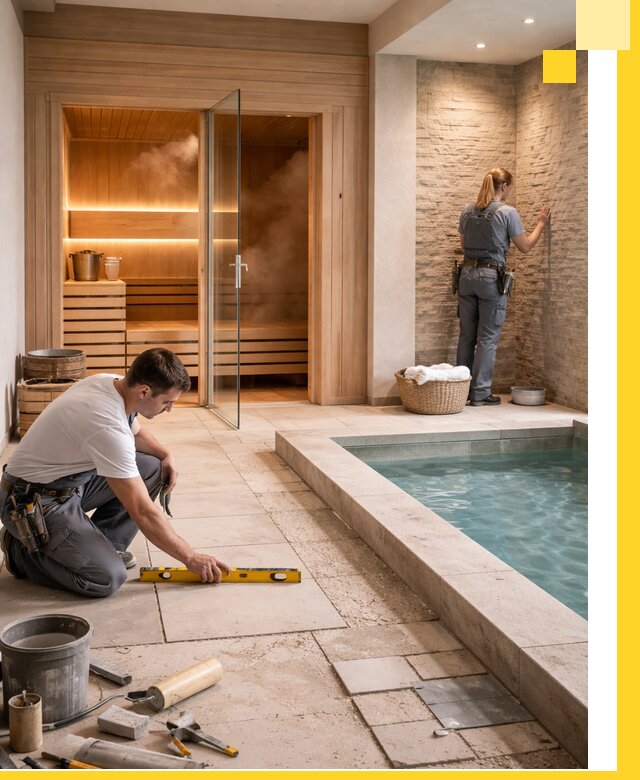 Комплексный дизайн и отделка интерьеров SPA под ключ в Наро-Фоминске